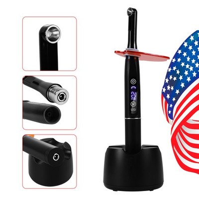 Dental Cordless LED Curing Light 1S + 7 Pcs Magnetic Pointcure