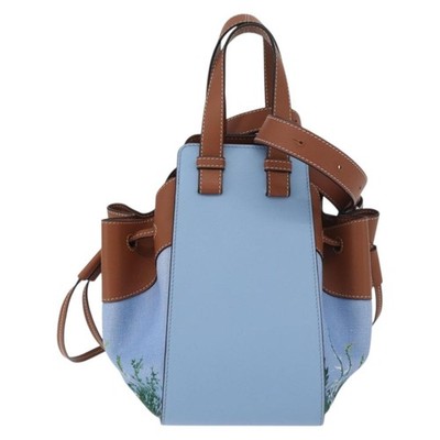 LOEWE × Studio Ghibli My Neighbor Totoro Hammock Bag Canvas Blue