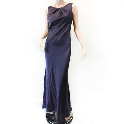 vera wang graduation dresses Vera Wang Evening Gown Bra Plum Maxi Dress Open Back Luxury Graduation  Wedding 6
