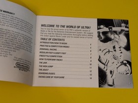 Skate or Die 1988 Nintendo NES Manual de instrucciones - &iexcl;Solo folleto! - NES-01-USA