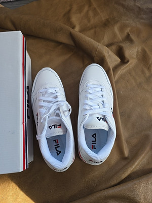 Fila Womens Orbit Stripe White Casual Shoes Sneakers Size USA