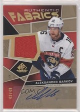 2021-22 SP Game Used Edition Authentic Fabrics 43/49 Aleksander Barkov Auto 0z4x