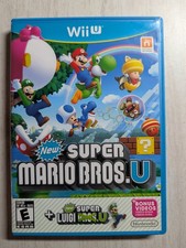 NO GAME New Super Mario Bros. U New Super Luigi U Nintendo Wii U Case