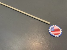 PEEK Extruded Rod, Natural  0.25" (1/4) Dia x 24" Length - Victrex 450G