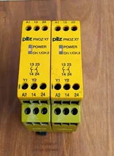 Pilz PNOZ X7 24VACDC 2N/O SAFETY RELAY 774059 / LOT OF 2