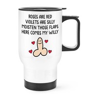 Gift Base Travel Mug Becher Doppelwandig 14Oz Weiß Edelstahl 1 StüCk
