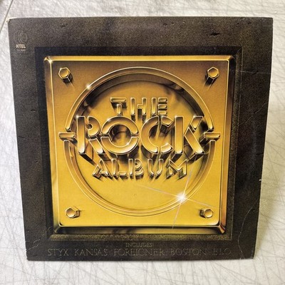 1980 The-ROCK-Album LP K-TEL Foreigner-Cheap Trick-TOTO-Blue Oyster Cult