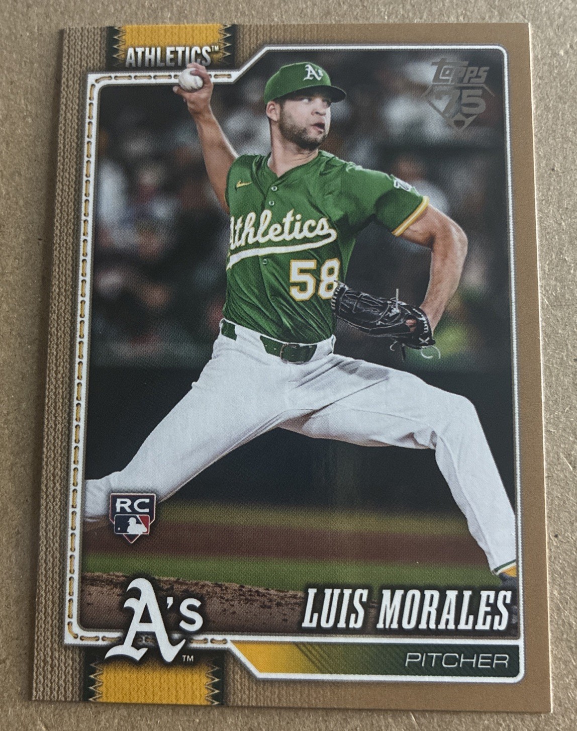 Luis Morales 2026 Topps Gold #259 SN Athletics