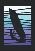 Notizbuch A5 Dotted Softcover: Windsurfer Vintage Retro Design 120