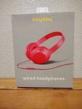Heyday Wired On-Ear Headphones in Neon Pink New With Microphone