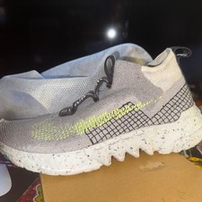 Nike Space Hippie 02 Grey Volt 9.5 uomo indossate una volta ottime con scatola e borsa