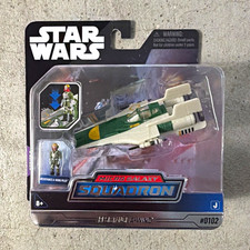 Star Wars Micro Galaxy Squadron Resistance A-Wing Vehicle w Resistance Pilot
