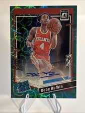 2023-24 Donruss Optic KOBE BUFKIN Rookie Auto No.265 Hawks RC Green Scope
