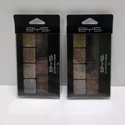 2 Pack BYS Glitter Eye Crème Palette   04 Razzle Dazzle   New