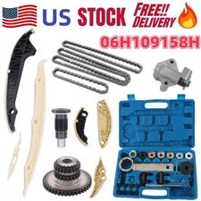 New Timing Chain Kit & Tools Kit For VW CC Jetta Golf Audi A4 A5 A6 Q5 1.8 2.0T