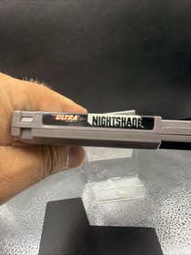 Nightshade Nintendo NES Authentic Grey Cartridge Cleaned & Tested 1992 Ultra