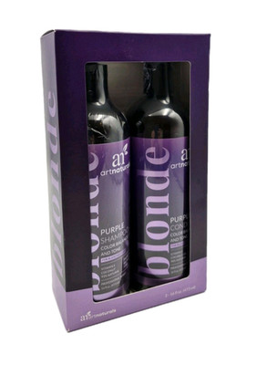 artnaturals Purple Shampoo & Conditioner Farbbalance für gebleichtes Haar