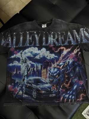 Size Large - Vale Forever Summer Stone Bling Tee Authentic Valley Dreams New