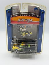 Greenlight MCG Stock & Custom 1964 Plymouth Fury Max Wedge, Black, 1:64, NIB