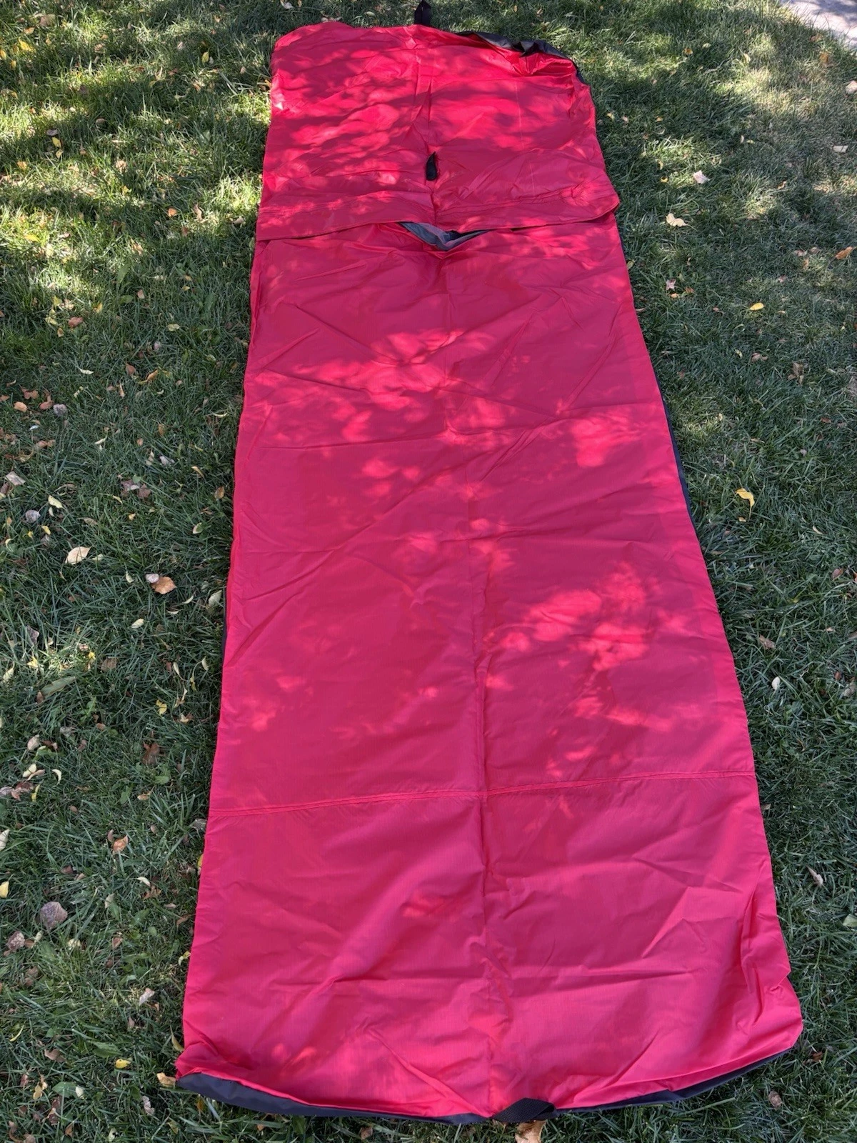 Vintage Bivy Sack Large Red/Black Bag (113” Length x 36” Width) EUC!