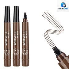 3pcs Dark Brown Eyebrow Pencils Waterproof Smudge-proof Microblading Eyebrow Pen