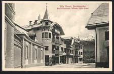 Postcard Berchtesgaden, Hotel Villa Grassl, bes. Franz Grassl, Maximilianstrasse 