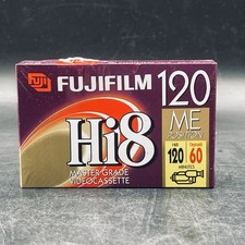 Fuji Film Hi8 E6-120 MP Master Grade Videocassette Tape ME Position New Sealed