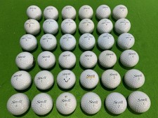 36 SNELL WHITE GOLF BALLS - PEARL/GRADE A CONDITION- P&P INC
