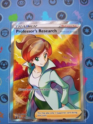 Pokemon Karte Professors Research Full Art SWSH152