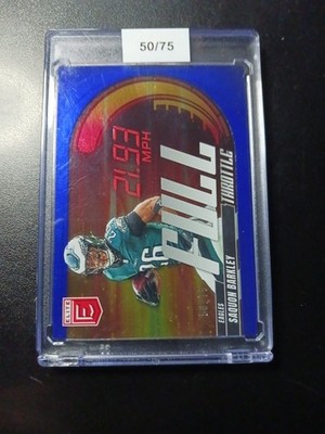 2025 Panini Donruss Elite - Full Throttle Saquon Barkley #4 Blue /75
