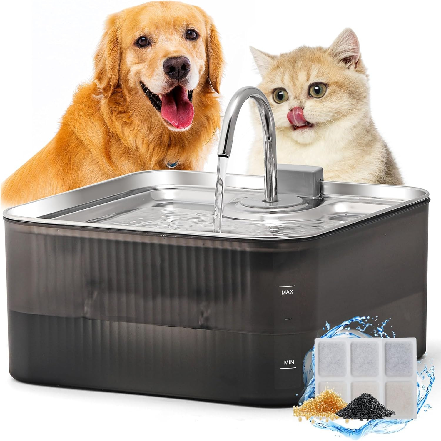 Fontanella Automatica 7L: Acqua Sempre Fresca per Cani e Gatti