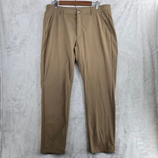 BYLT Everyday Pant Mens XL Khaki Tan Casual Lightweight Polyester