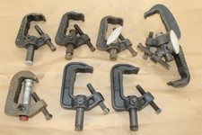 7-  ETC / Altman / Colortran Stage Light C / Pipe Theatre Clamps