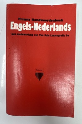 Prisma Handwoordenboek Nederlands-Engels Engels-Nederlands 1990 Book