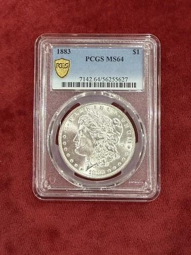 1883 Morgan Silver Dollar - PCGS MS64 Blast White