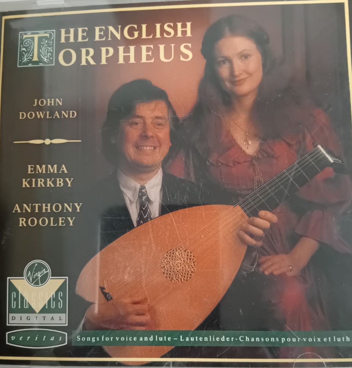 The English Orpheus John Dowland & Emma Kirkby  Music CD Album