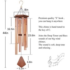 Large Memorial Wind Chime for Garden - 44 Inch