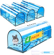 4 Pcs Humane Mouse Traps No Kill, Live Mouse ...