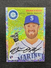 2023 Topps Chrome Platinum Anniversary Brian O'Keefe Speckle Rookie #140 #/150