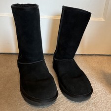 Koolaburra by UGG Women's Boots Black Suede Winter Boot, US Size 7