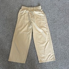 Cookman Wide Chef's Pants in Beige, Size M