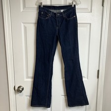 VTG Jordache Dark Wash Flare Leg Jeans Womens Size 5/6 27x31 