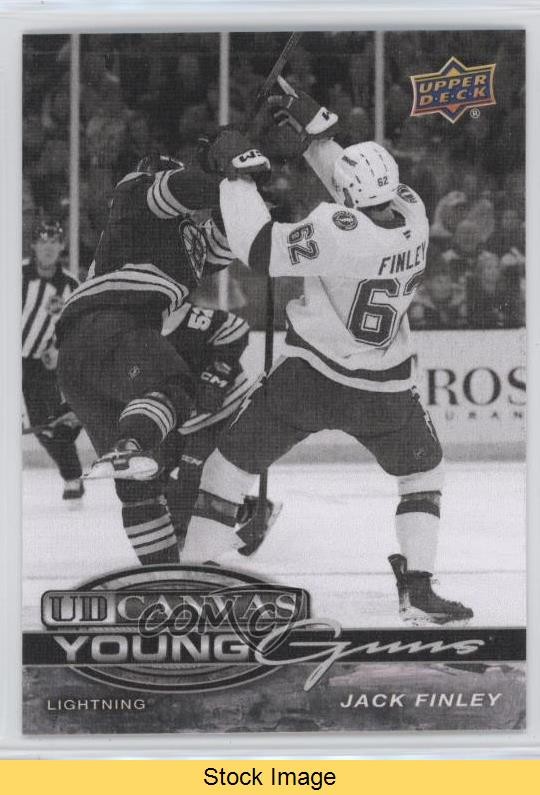 2025 Series 1 UD Canvas Young Guns Black & White Jack Finley Rookie RC READ 0c6