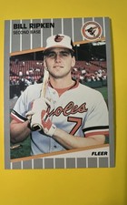 1989 Fleer - Billy Ripken #616 Black Box on Bat Knob