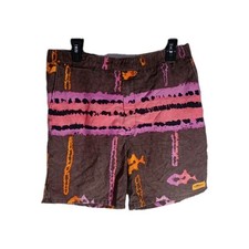 Vintage 80s Hobie Multicolor Trunks Mens Small Shorts Surf Beach Skate