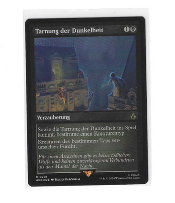 ACR Magic Etched Foil Rare 0201 Tarnung der Dunkelheit - Assassin's Creed
