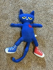 Pete the Cat 10  Plush 2010 Blue And Red Sneakers EXCELLENT CONDITION