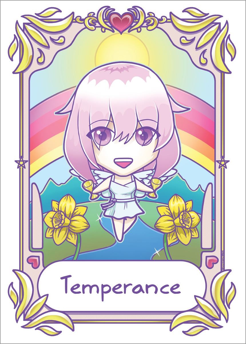 Deadly Tarot Kawaii - Temperance Mini Poster