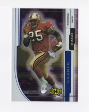 2000 UD Ionix #51 Charlie Garner San Francisco 49ers Tennessee Vols