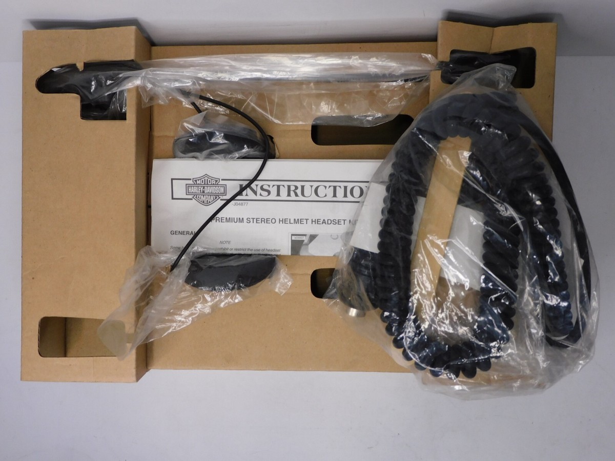 Harley-Davidson Premium Stereo Helmet Headset 77147-98A (6) | eBay